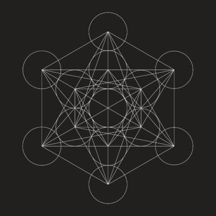 Hipster Tattoos, Sacred Geometry Alchemy, Metatron Cube, Bawah Air, Metatron's Cube, Sacred Geometry Tattoo, Geometry Tattoo, Metatrons Cube, Platonic Solid