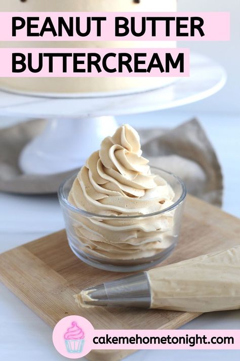 Peanut Butter Buttercream Frosting is simple to make and so delicious! Made with only 6 ingredients, this easy buttercream comes together in about 10 minutes and has great peanut butter flavor. Coffee Buttercream Frosting Recipe, Coffee Buttercream Frosting, Peanut Butter Buttercream Frosting, Buttercream Recipes, Peanut Butter Buttercream, Buttercream Frosting Cake, Best Buttercream Frosting, Strawberry Cream Cheese Frosting, Coffee Buttercream