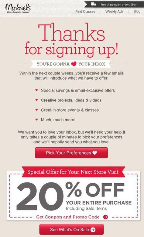 Welcome Emails, Email Marketing Inspiration, Thank You Email, Engagement Marketing, Store Sign, Email Marketing Design, Buybuy Baby, Ecommerce Marketing, Newsletter Design