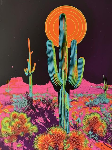 PRICES MAY VARY. Cactus Wall Art Size：12x16 inches,16x24 inches,24x32 inches,（framed or unframed canvas desert decor cactus trippy posters）Infuse your home with the beauty of the desert landscapes with our stunning desert wall art and striking cactus decor. Sunset Pictures Cactus Bathroom Decor:Crafted on specialized canvas, our pink bathroom pictures wall decor psychedelic posters durability and long-lasting beauty.ensuring it remains a focal point in your home decor or office decor for years t Retro Art Inspiration, Cute Graphic Design Prints, Y2k Prints For Wall, Desert Room Decor, Trippydraws Art, Cactus Color Palette, Trippy Cactus, Trippy Bathroom, Trippy Wall Mural