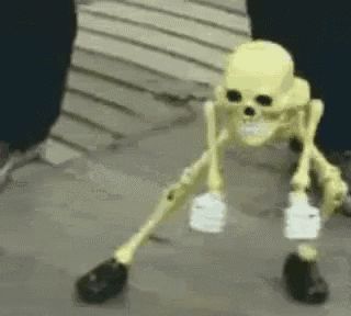 Skeleton Bones GIF - Skeleton Bones Dancing GIFs Skeleton Puppet, Spooky Memes, Halloween Memes, Skeleton Dance, Funny Skeleton, Dancing Gif, 웃긴 사진, Happy Dance, Funny Happy