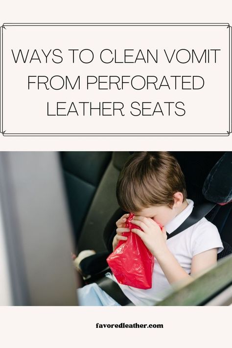 Leather seats are a luxurious addition to any car. But what do you do when they get vomit on them? Don't worry, we've got you covered! Here are three easy ways to clean vomit from leather seats.#leathergood#leather#guide#fyi#awesome#hacks#leatherwork Cleaning Leather Car Seats, Diy Leather Working, Leatherworking Tools, Leather Craft Projects, Leather Car Seats, Leather Repair, Leather Seats, Perforated Leather, Diy Cleaning Products