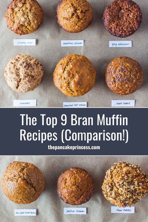 Join our bake-off challenge to find the best breakfast bran muffins! We'll show you how to make bran muffins that are easy, healthy, and moist. Perfect for snacks or brunch, these bran muffins are a must-try! Healthy Bran Muffin Recipe, Best Bran Muffins, Top Breakfast Recipes, All Bran Muffins, High Fiber Muffins, Bran Muffin Recipe, Fiber Muffin, The Best Muffins, Bran Muffins Healthy