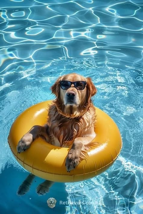 Summer Puppy, Golden Retriever Funny, Cute Dogs Images, Very Cute Puppies, Images Kawaii, Cute Small Animals, Cute Dog Photos, Cute Animals Puppies, Very Cute Dogs