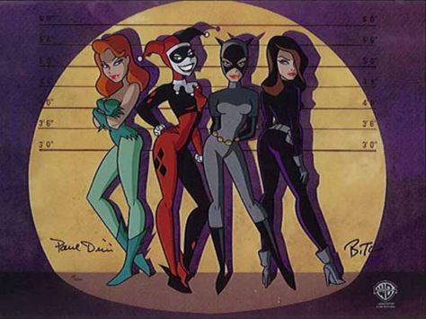 Which Gotham Girl Are You? Dc Sirens, Comic Book Villains, Talia Al Ghul, Cat Women, Gotham Girls, Bruce Timm, Batman And Catwoman, Harley Quinn Art, Halloween Inspo