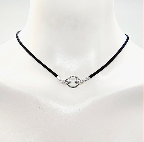 Crystal Springs, Day Collar, Leather Chokers, Choker Necklaces, Springs, Choker, Choker Necklace, Faux Leather, Jewelry Necklaces