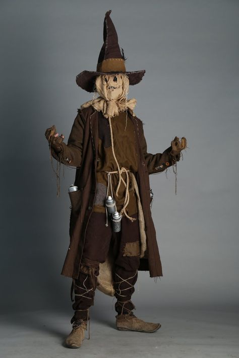 Scarecrow cosplay: the master of fear by Marivel87 Scary Scarecrow Costume, Scarecrow Outfits, Scarecrow Cosplay, Pretty Cosplay, Halloween Costumes Scarecrow, Scary Scarecrow, Crow Costume, Scarecrow Costume, Creepy Halloween Makeup