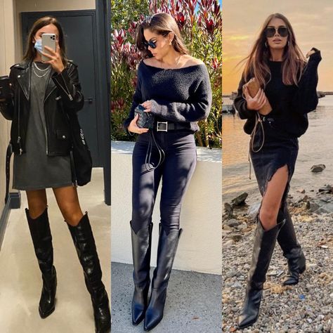 Tall cowboy boots black Black Tall Cowboy Boots Outfit, Tall Black Cowboy Boots Outfit, Black Cowboy Boots Outfit Fall, Black Cowboy Boots Outfit Winter, Cowboy Boots Outfit Women, Tall Cowboy Boots Outfit, Cowboy Boots Winter, Black Western Boots Outfit, Cowboy Boots Outfit Fall