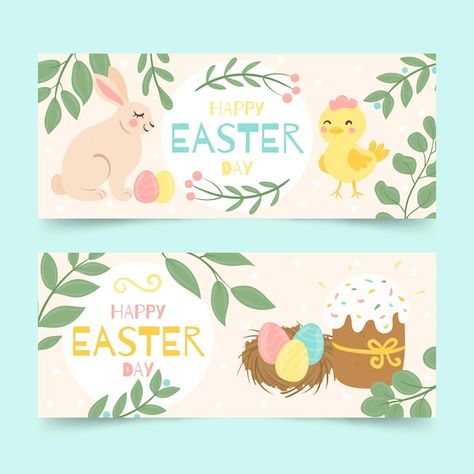 Hand drawn easter banners collection | Premium Vector #Freepik #vector #easter-banner #assortment #easter #banner-collection Easter Banners, Grand Opening Banner, Real Estate Banner, Easter Designs, Black Friday Banner, Banner Drawing, Easter Banner, Hoop Projects, Vector Banner