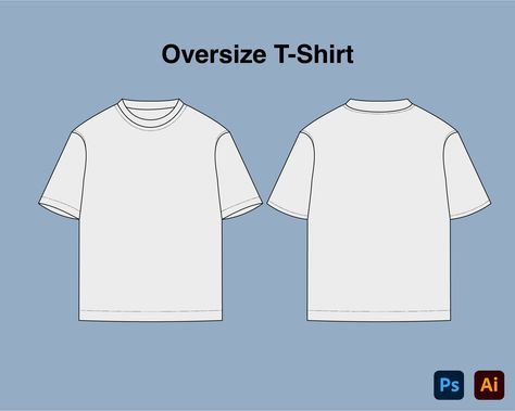 Blank Oversize T-shirt Mock-UP Template Compatible with illustrator,inkscape,photoshop and gimp. SVG FILES Oversized Shirt Template, Tshirt Design Mock Up, T Shirt Design Oversize, Merch Shirt Design, Oversized Tshirt Design, Oversized Shirt Design, T Shirt Brand Logo, Oversized Tshirt Mockup, Mock Up Shirt