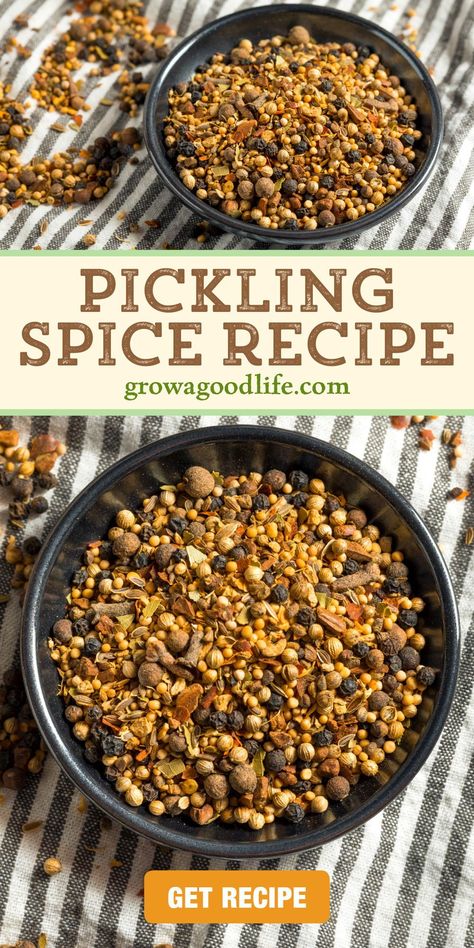 Pickling Spices Recipe, Pickling Spice Recipe Homemade, Spice Mixes Make Your Own, Easy Pickling Spice Recipe, Pickling Spice Recipe, Homemade Pickling Spice, Pickling Spices, Pickle Recipes Homemade, Mixed Pickle