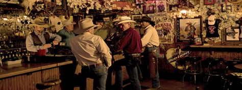 rusty-spur-saloon-cowboys-at-bar Cowboy Man Cave, Saloon Sign, Cowboy Man, Saloon Bar, Cowboys Bar, Arizona Trip, Sign Inspiration, Old Town Scottsdale, American Bars