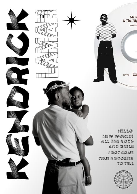 Mr Morale And The Big Steppers Poster, Kendrick Lamar Poster Prints, Prints For Walls Music, Kendrick Lamar Aesthetic Poster, Aesthetic Graphic Design For Tshirt, Mr Morale And The Big Steppers, Black And White Music Posters, Kendrick Lamar Butterfly, Kendrick Lamar Collage