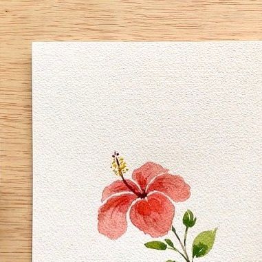 Kristin Van Leuven | Watercolor artist and instructor on Instagram: "Watercolor hibiscus for day 5 of 30 days of watercolor flowers. This one is so fun to paint! A few unexpected techniques and super beginner friendly I promise 😁🌺 Comment HIBISCUS and I’ll send the video straight to your DM’s 💕🌺" Watercolor Flower For Beginners, Hawaiian Flower Watercolor, Watercolor Art Easy Flower, Paint Hibiscus Flower Easy, Hibiscus Flower Watercolor Painting, How To Paint Hibiscus, Hibiscus Watercolor Painting, Flowers Watercolor Easy, How To Paint Water With Watercolors