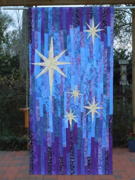 More Church Banners | playfulstitching Epiphany Decorations, Cross Banners, Liturgical Banners, Worship Design, Christian Crosses, Church Banners Designs, Church Banner, Advent Ideas, Church Christmas Decorations