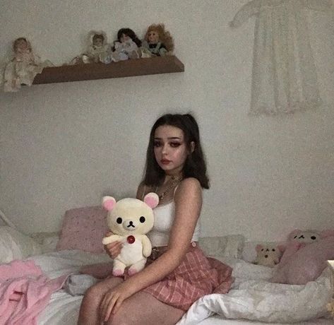 Cute Egirl, Stuffed Animal, On Instagram, Instagram