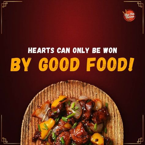 Here's a little secret to win the heart of your crush, we know Valentine's is over yet we're just preparing you for the upcoming year... Why not start from now? 😉 #chineselove #valentinesdaytips #crush #howtowintheirheart #makeiteasy #valentinessecret #chachachinese #delhifood #desichinese #delectable #dishoftheday #mouthwatering #foodofinstagram #instagramfoodies #foodfortruth #delectabledishes #chinesedishes #foodofthemonth #loveforcrush #indianchinese #foodformood #instagramfoodies Valentine Creative Ads, Creative Ads For Food, Chinese Bhel, Template Funny, Food F, Food Poster Design, Food Ads, Chinese Dishes, Content Ideas