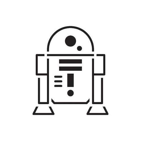 R2d2 Drawing, R2d2 Tattoo, Neutral Nursery Colors, Star Wars Art Drawings, Fandom Tattoos, Star Wars R2d2, Star Wars Drawings, Star Wars Tattoo, Star Wars Wallpaper