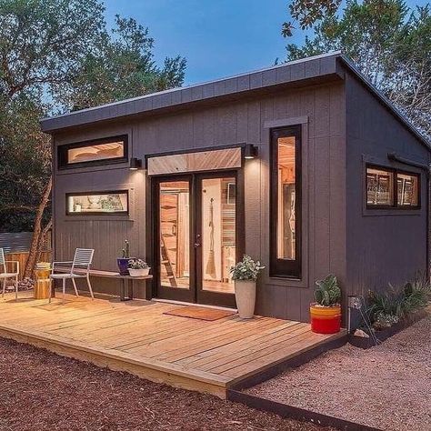 Tiny House Rentals, Tiny Farmhouse, Zen House, Luxury Amenities, Tiny Cabin, Tall Ceilings, Big Windows, Cabin In The Woods, Outdoor Porch