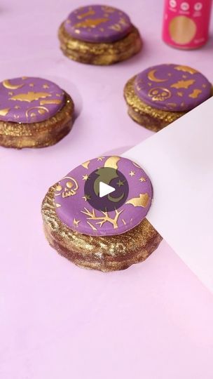 23K views · 2.2K reactions | This stencil would have to be my favourite this Halloween 🎃 Save for Inspo 👻 PS: How good are the mini wagon wheels 🙌🏼 | Sweet Sticks | Charli xcx · Talk talk featuring troye sivan Sweet Sticks, Wagon Wheels, Troye Sivan, Wagon Wheel, Halloween Cookies, Charli Xcx, Cakepops, Royal Icing, Cake Pops