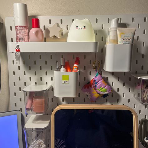 Ikea Pegboard, Peg Board, Board Ideas, Makeup Inspo, Makeup, Make Up