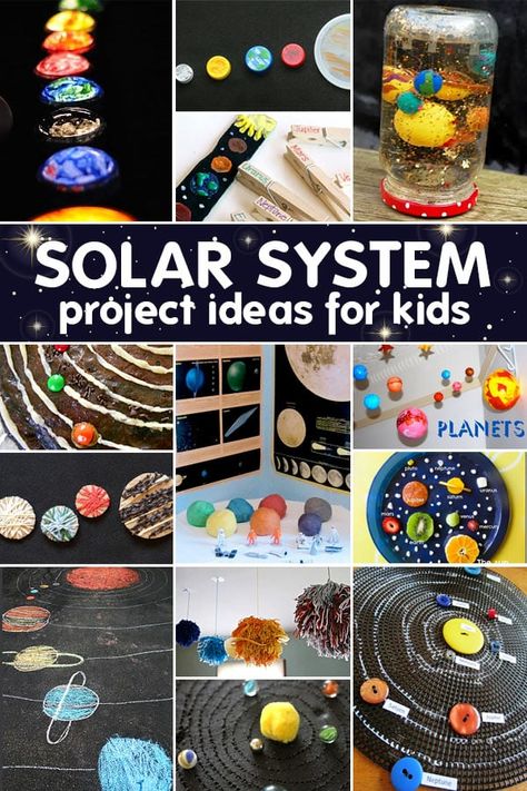 Solar System Project Ideas, Solar System Science Project, 3d Solar System Project, Diy Solar System Project, Make A Solar System, Solar System Projects For Kids, 3d Solar System, Solar System Worksheets, Solar System Activities