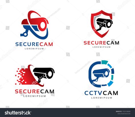 CCTV Cam Logo, Logo collection set, Concept design, Symbol, Icon Logo#collection#CCTV#Cam Smart Home Logo, Tv Camera, Camera Logo, Bedroom Closet Design, Bedroom Closet, Logo Collection, Home Logo, Closet Design, Business Flyer