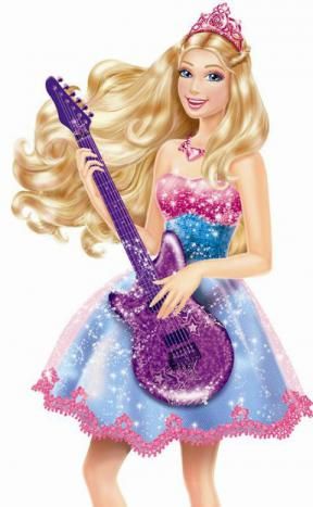 Barbie™ fans can learn how to be a popstar this summer ©2012 Mattel, Inc. All Rights Reserved Rockstar Princess, In Her Shoes, Princess Barbie Dolls, Barbie Fairy, Barbie Printables, Fruit Birthday, How To Dance, Barbie Cartoon, Barbie Coloring Pages