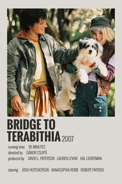 Movie Collage, Bridge To Terabithia, Most Paused Movie Scenes, Iconic Movie Posters, Movie Card, The Pause, Girly Movies, Film Posters Minimalist, Polaroid Poster