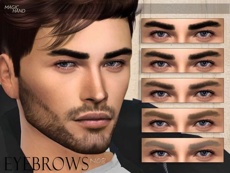 Lotes The Sims 4, Sims 4 Hair Male, Sims 4 Male Clothes, Sims 4 Cc Eyes, Sims 4 Tsr, Sims Baby, The Sims 4 Skin, Mens Facial Hair Styles, Guys Eyebrows