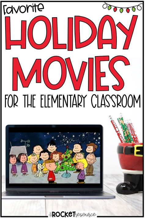 Christmas Movie Day At School, Day Before Christmas Break Activities, Last Day Before Christmas Break, Classroom Movie Day, Week Before Christmas Break Activities, Classroom Holiday Party Ideas, Christmas Movies For Kids, 8 Days Of Christmas, Teaching Economics