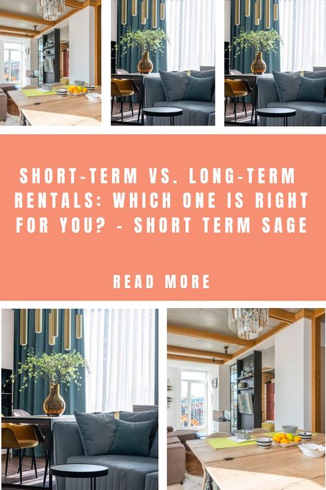 Know the factors affect a rental’s ROI so you can decide which strategy to use for your property: short-term vs. long-term rentals Long Term Rental, Short Term Rental, Rental Property, Property Management, Being A Landlord