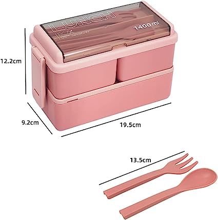 Stackable 2 Layer 3 Compartments Leak Proof Japanese Lunch Box, Student Lunches, Adult Lunches, Lunch Box With Compartments, Japanese Lunch Box, Kitchen Christmas Gifts, Lunch Box Containers, Japanese Lunch, Meal Prep Containers, Lunch Containers