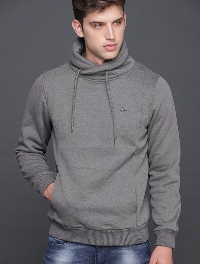 Wrogn High Neck Sweatshirt For Men Hoodies Design Ideas, Best Hoodies For Men, Best Hoodies, Mens Smart Casual Outfits, Turtle Neck Men, High Neck Sweatshirt, Colorful Sweatshirt, Plain Sweatshirt, Smart Casual Men