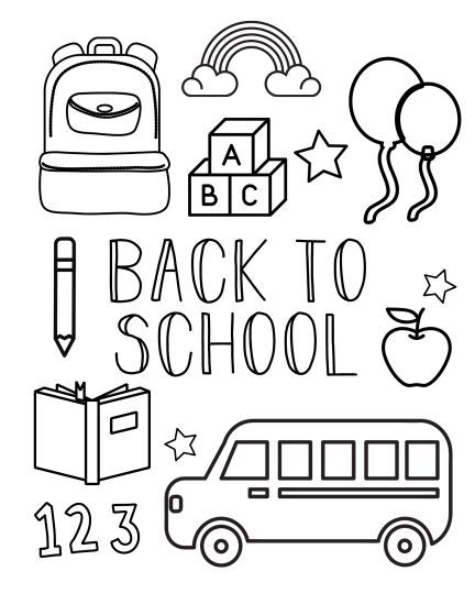 Free back to school coloring pages for preschool kids Free Coloring Pages Preschool, All About Me Coloring Sheet Preschool, Back To School Themed Art For Toddlers, Color Sheets For Preschool, Welcome To Preschool Coloring Page, Back To School Craft Ideas For Preschool, Preschool Back To School Coloring Pages, School Themed Preschool Activities, All About Me Preschool Crafts Art Projects