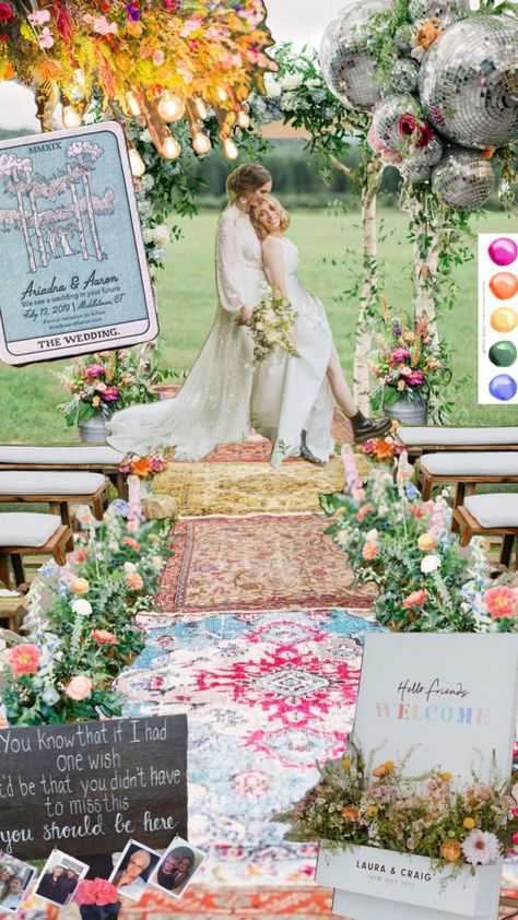 My big gay wedding #wedding #lgbtq #gay #rainbow #vibes #moodboards #outfitinspo #inspo #pride #queer #lesbian #wlw #party Queer Weddings, One Wish, Gay Wedding, Formal Invitation, Dream Wedding