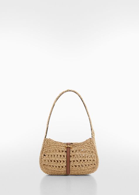 Women’s bags 2024 | MANGO USA Crochet A Bag, Fibre And Fabric, Beginner Crochet Projects, Italy Outfits, Natural Fibre, Raffia Bag, Pretty Bags, Bag Crochet, Cozy Knits