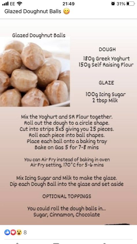 Doughnut Balls Recipe, Donut Balls Recipe, Mini Doughnut Ideas, Donut Ball Recipe, Doughnut Balls, Donut Balls, Baked Doughnut, Crossant Recipes, Baking Mix Recipes