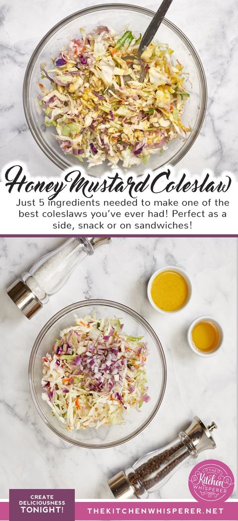 Mustard Slaw Recipe, Sweet And Spicy Coleslaw, Honey Mustard Coleslaw, Mustard Coleslaw, Sweet Coleslaw Recipe, Mustard Slaw, Best Coleslaw, Mustard Cabbage, Healthy Coleslaw Recipes