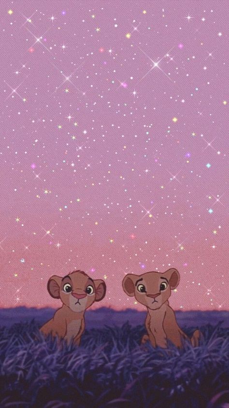 u can see simba and is GF Disney Wallpaper Cartoon, Wallpaper Cartoon, Simba And Nala, Cute Disney Drawings, Wallpaper Cute, Cartoon Wallpaper Iphone, Glitter Wallpaper, Cute Disney Wallpaper, Cute Disney