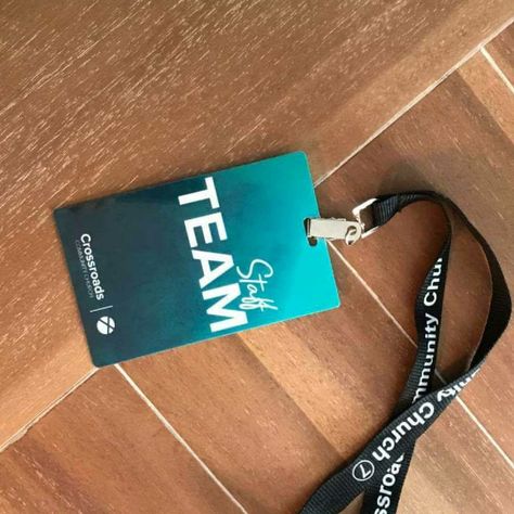 Staff Id Design, Event Badge Design, Identity Card Design, Event Badges, Name Tag Design, Church Marketing, Church Branding, Church Media Design, Church Inspiration