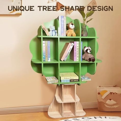 Amazon.com: EXPERLAM Kids Bookshelf - 5 Tier Kids Bookcase, Green Bookshelf for Children and Toddlers, Wooden Bookshelf for Classroom, Playroom, Bedroom, Nursery : Home & Kitchen Green Bookshelf, Green Bookshelves, Kids Bookshelf, Wooden Bookshelf, Cabinets Shelves, Playroom Bedroom, Kids Bookcase, Bookshelves Kids, Bedroom Nursery