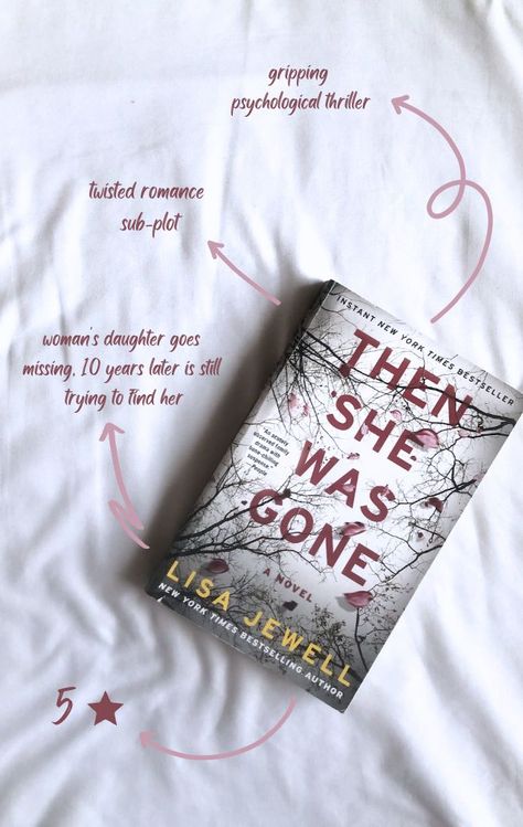 Then She Was Gone Book Aesthetic, Study Girl Aesthetic, Study Summer, Viral Books, Then She Was Gone, Autumn Reads, Romance Booktok, Lisa Jewell, Study Girl