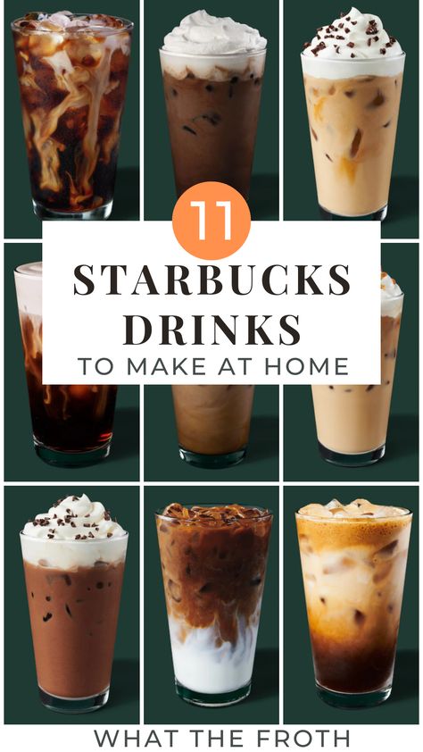 Flavored Coffee Recipes, Drinks To Make At Home, Espresso Drink Recipes, Homemade Coffee Drinks, Drinks To Make, Café Starbucks, Nespresso Recipes, Cold Brew Coffee Recipe, Iced Drinks Recipes