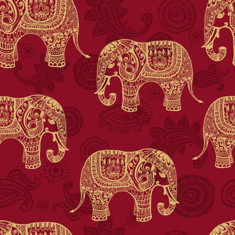 Wallpaper Indian, Paisley Elephant, Elephant Wallpaper, Elephant Shower, Paisley Wallpaper, Drop Cloth Curtains, Indian Patterns, By Any Means Necessary, Indian Elephant