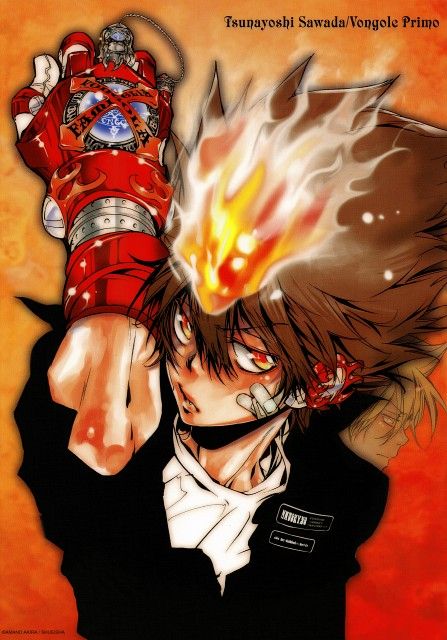 Katekyo Hitman Reborn Reborn Manga, Reborn Anime, Katekyo Hitman Reborn, Anime Poster, Reborn Katekyo Hitman, Hitman Reborn, Old Anime, Manga Covers, Manga Drawing