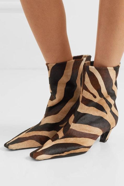 Zebra Print Boots, Khaite Boots, Boots Trending, Fall Boot Trend, Everyday Boots, Boots Outfits, Print Boots, Laura Lombardi, Special Style