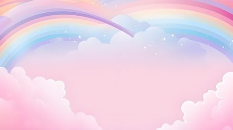 Photo vibrant social media banner templa... | Premium Photo #Freepik #photo Sky Banner, Youtube Wallpaper, Pastel Rainbow Background, Unicorn Background, Rainbow Banner, Background Landscape, Festival 2024, Pastel Sky, Boy Drawing