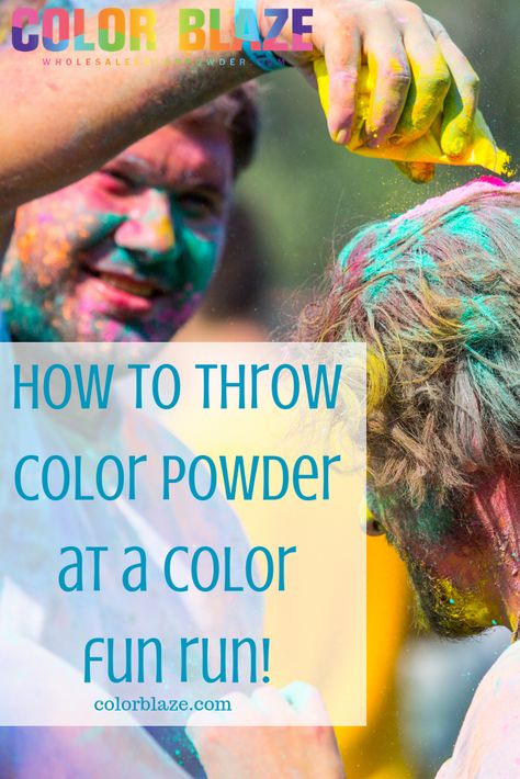 Are you hosting a colorful fun run? Are you going to be volunteering at your local color fun run? Have some questions on how to effectively throw the color powder? Say no more! We got you covered with an instructional video that should answer all of your questions. If you have ANY questions at all, don't hesitate to ask us at 888-252-6567. We are ALWAYS happy to help you! Color Run Backdrop, Color Run Ideas, Color Fun Run, Color Run Powder, Pta Activities, Pto Events, Pta Board, Backyard Campout, Holi Party