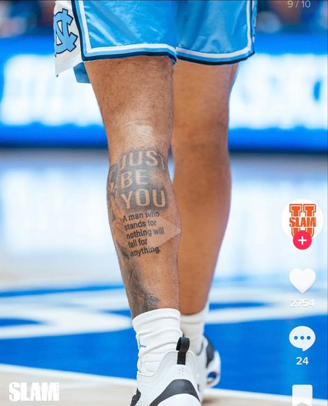 Leg Tattoo Men Inspiration, God Themed Tattoos, Calf Quote Tattoo, Florida Tattoos For Men, Meaningful Leg Tattoos, Respect The Past Create The Future Tattoo, Top Of Back Tattoos For Guys, Men Calf Tattoo Ideas, Half Leg Tattoo Men Sleeve